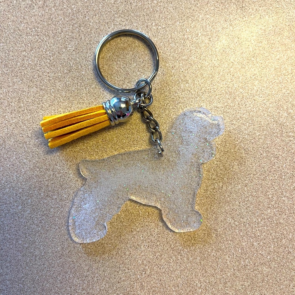 🎉🎉2x HP🎉🎉 Handmade Cocker Spaniel Keychain
